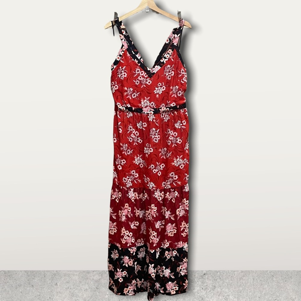 Loft Petite flower Maxi Dress